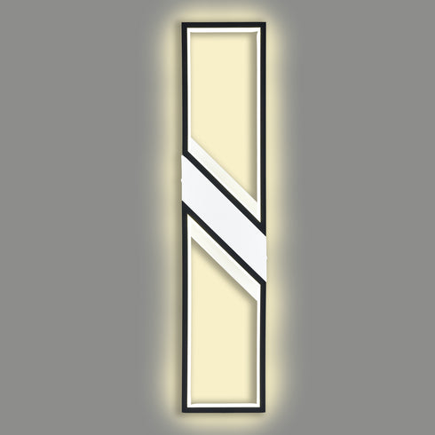 Etna Black LED Wall Sconce Modern Wall Light Indoor Rectangle